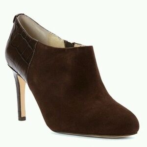 MICHAEL Michael Kors Sammy Brown Suede Heeled Ankle Boots size 11